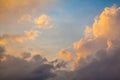 Evening clouds Royalty Free Stock Photo