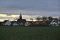 Evening Cloudscape Over Ottersleben