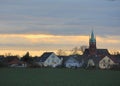 Evening Cloudscape Over Ottersleben