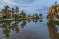 Evening at Dangriga river in Dangriga town, Beli