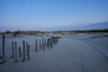 evening dunes Lithuania landscape image Royalty Free Stock Photo