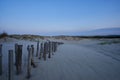 evening dunes Lithuania landscape image Royalty Free Stock Photo