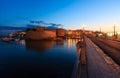 Evening Gallipoli Castle, Puglia, Italy Royalty Free Stock Photo