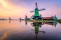 The windmills at the Zaanse Schans