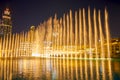 The evening Fountain Show, on MArch 3 in Dubai