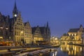 Evening in Ghent Royalty Free Stock Photo