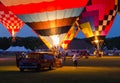 Evening Glow Hot Air Balloon Festival Royalty Free Stock Photo