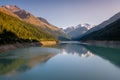 Evening at Gepatsch Reservoir in the Kauner valley Tyrol, Austria