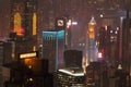 Evening Hong Kong from the observation deck