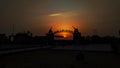 Evening at India Pakistan border in Nadabet, Gujarat