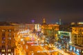 Evening Khreshatyk street, Kiev, Ukraine