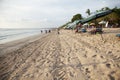 Kuta Beach in the evening in Bali, Indonesia.