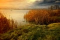 Evening on the lakeside