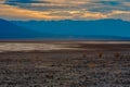 Evening landscape in Death Valley national Park, USA Royalty Free Stock Photo