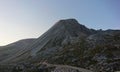 Landscape of the dolomites italy. Tirol Royalty Free Stock Photo