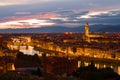 Evening landscape of Florence Royalty Free Stock Photo