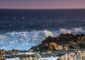 Evening landscape at the Tsitsikamma National Park and the Otter Trail in South Africa Royalty Free Stock Photo