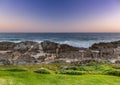 Evening landscape at the Tsitsikamma National Park and the Otter Trail in South Africa Royalty Free Stock Photo