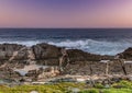 Evening landscape at the Tsitsikamma National Park and the Otter Trail in South Africa Royalty Free Stock Photo