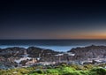 Evening landscape at the Tsitsikamma National Park and the Otter Trail in South Africa Royalty Free Stock Photo