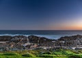 Evening landscape at the Tsitsikamma National Park and the Otter Trail in South Africa Royalty Free Stock Photo