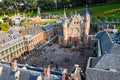 Evening light in Madurodam 2007 Royalty Free Stock Photo