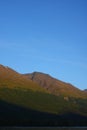 Evening Light on Mountains on Kenai Peninsula, AK