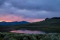 Evening Light Reflects In The Yellowstone River