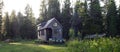 Evening Light Tiny House Royalty Free Stock Photo