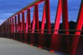 Evening light at two rivers park bridge