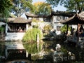 Evening at Lingering Garden, one of the famous classical gardens of Suzhou