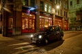 Evening London CafÃÂ© and Taxi