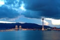 Evening of Macau bridge