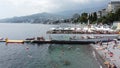 evening Massandra Beach Grand in Yalta