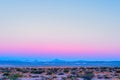 Evening in the Mojave Desert near the Trona, California Royalty Free Stock Photo