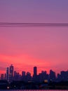 Evening moment city of Jakarta Royalty Free Stock Photo