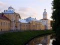 Evening in monastery.