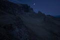 Evening Moon Over The Quiraing, Skye, Scotland