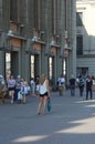 Evening Moscow Arbat Street Summer day July