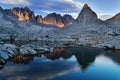 Evening Mountain Lake Reflection