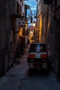 Evening narrow streets of old town