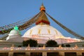 Boudha Bodhnath Boudhanath stupa in Kathmandu,  Nepal Royalty Free Stock Photo