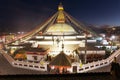 Boudha or Bodhnath stupa in Kathmandu, Nepal Royalty Free Stock Photo