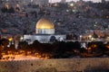 Evening in Old City, Temple Mount Royalty Free Stock Photo