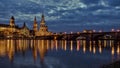 Germany. Saxony. River Elbe. Center of the old city