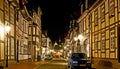 The evening in old town, on Nov 22, 2012 in Hamelin, Germany
