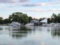 Evening at the Otonabee river in Peterborough, Ontario, Canada