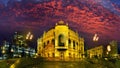 Evening over the Opera House Royalty Free Stock Photo