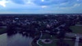 Evening Over Port St. Lucie, Drone View, Lake Tradition Loop