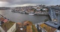 Overview of Porto with the Luis I Bridge